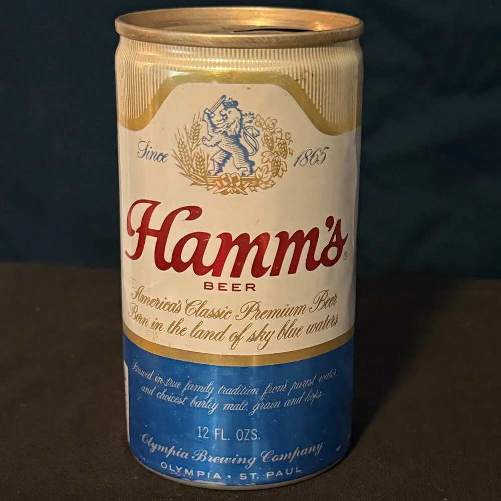Hamm's vintage Beer can